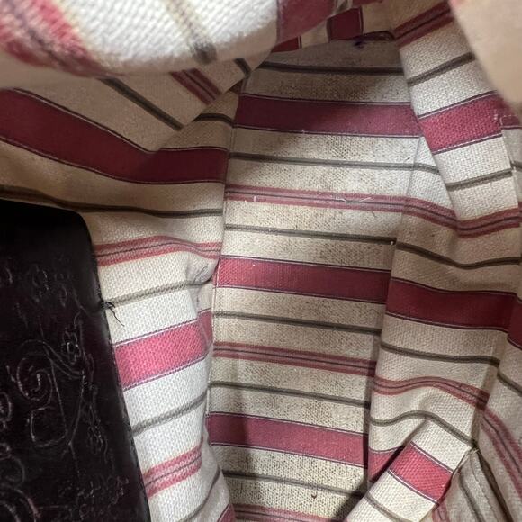 Vintage Brighton Woven Heart Straw Handbag - Picture 12 of 13